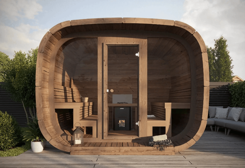 InMedias Cubus Premium Outdoor Sauna