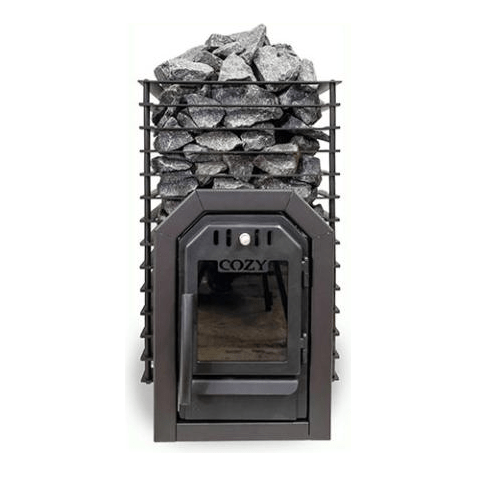 Cozy Heat Quattro 18kW Thru-Wall Wood-Burning Sauna Stove