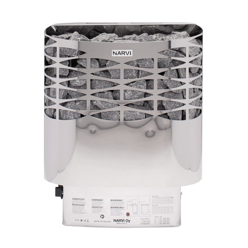 Narvi NS 4.5 kW Electric Sauna Heater with Built-in Control
