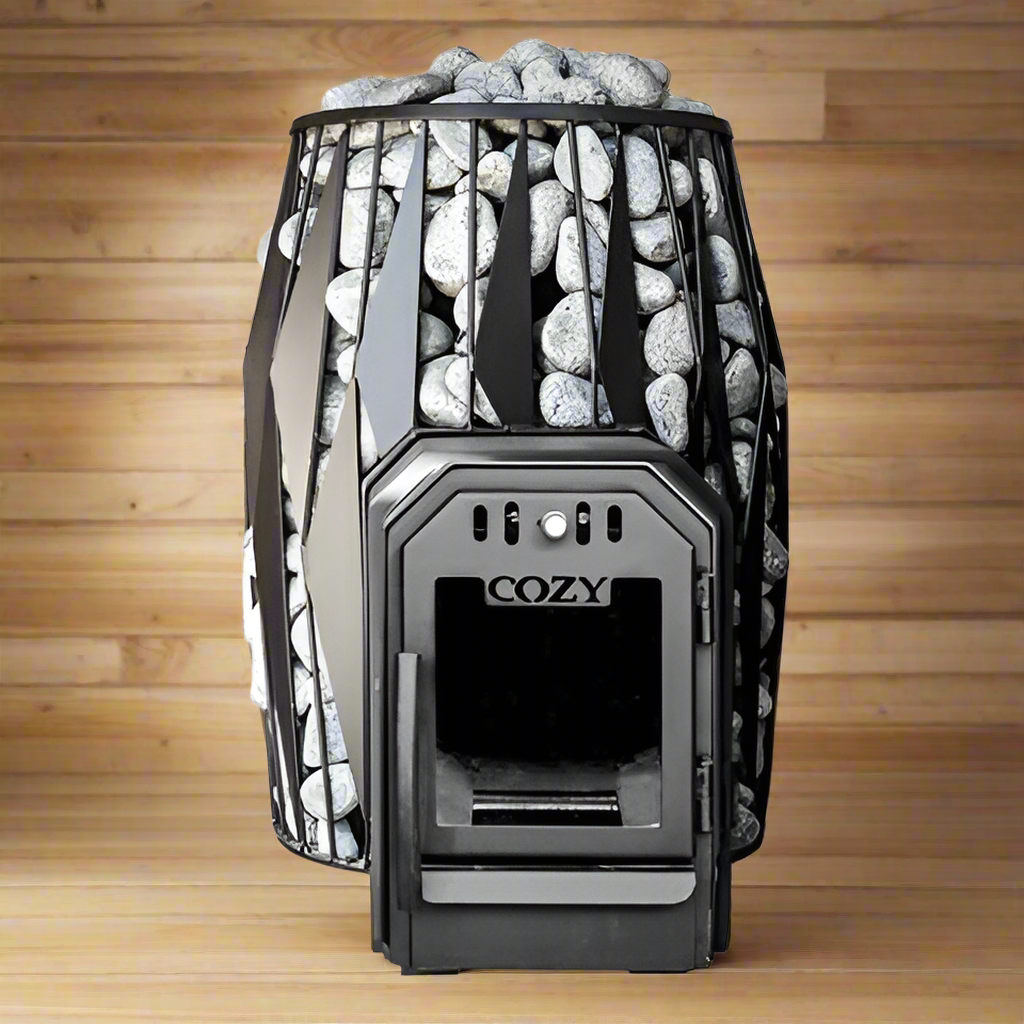 Cozy Heat OG 18kW Thru-Wall Wood-Burning Sauna Stove