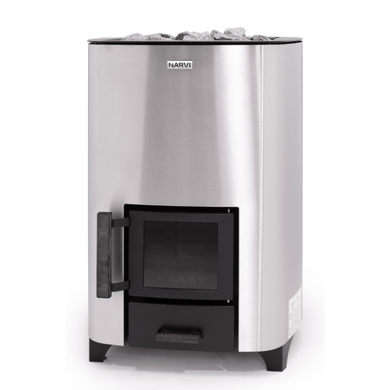 Narvi NC 24 Black Wood-Burning Sauna Stove