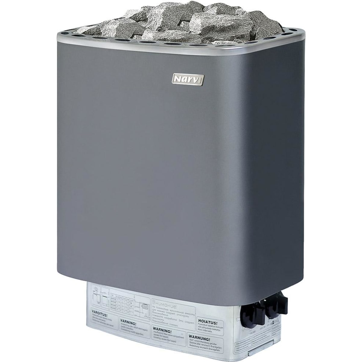 Narvi NM 600 grey 6 kW electric sauna heater with stones